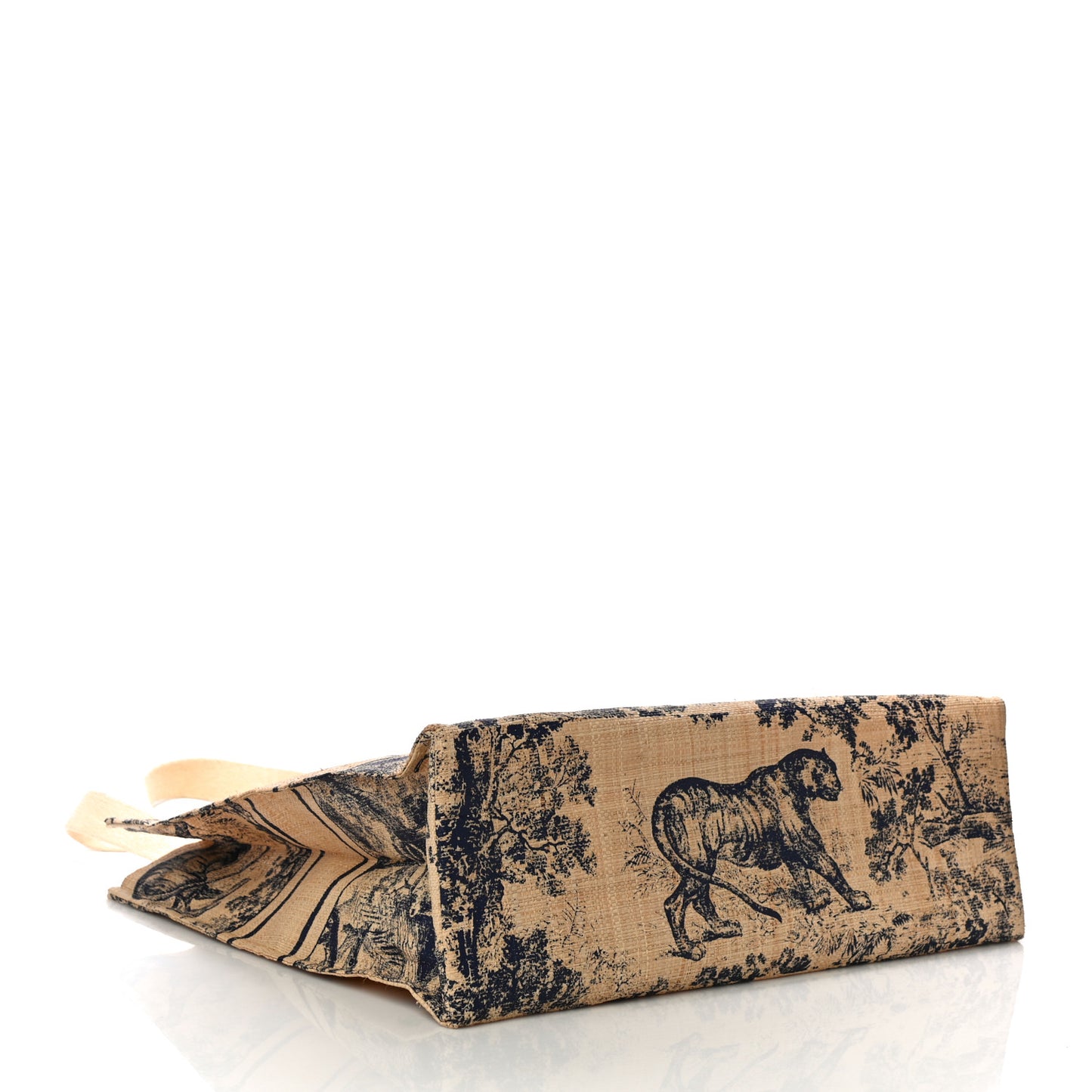 Straw Dioriviera Tote Beige