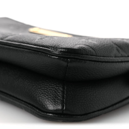 Louis Vuitton Empreinte Monogram Liv Pochette Black 9 of 10