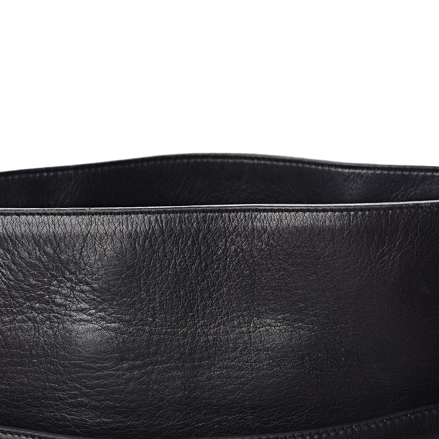 Chanel Lambskin Quilted Shopping Tote Black 10 of 15