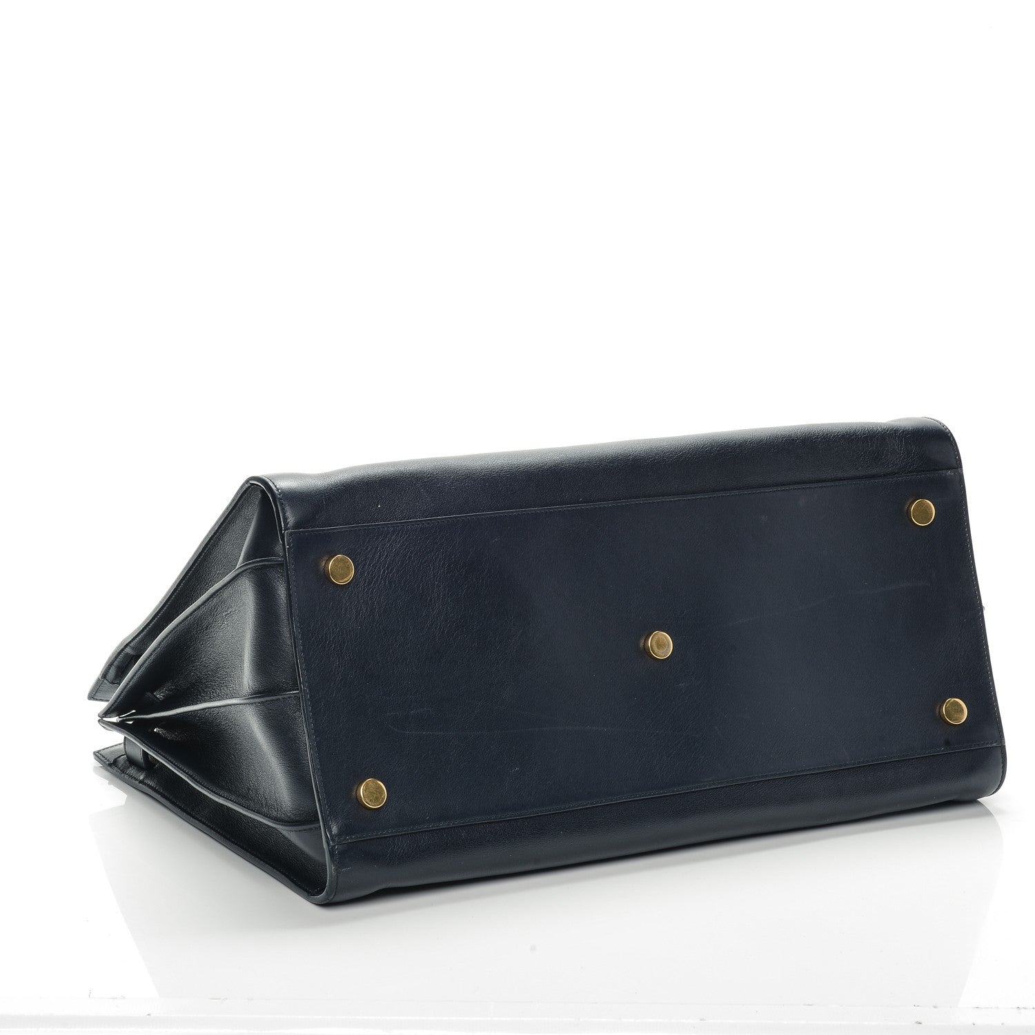 Saint Laurent Calfskin Large Sac De Jour Carryall Midnight Blue 4 of 7