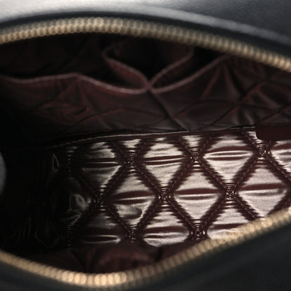 Chanel Caviar Quilted Medium Curvy Pouch Cosmetic Case Black 5 of 8