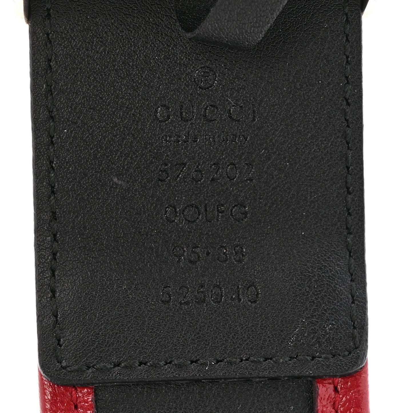 Azalea Calfskin Matelasse Diagonal Torchon Double G 40mm Belt 95 38 Black Romantic Cherry