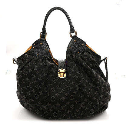Louis Vuitton Denim Mahina XL Black 1 of 9