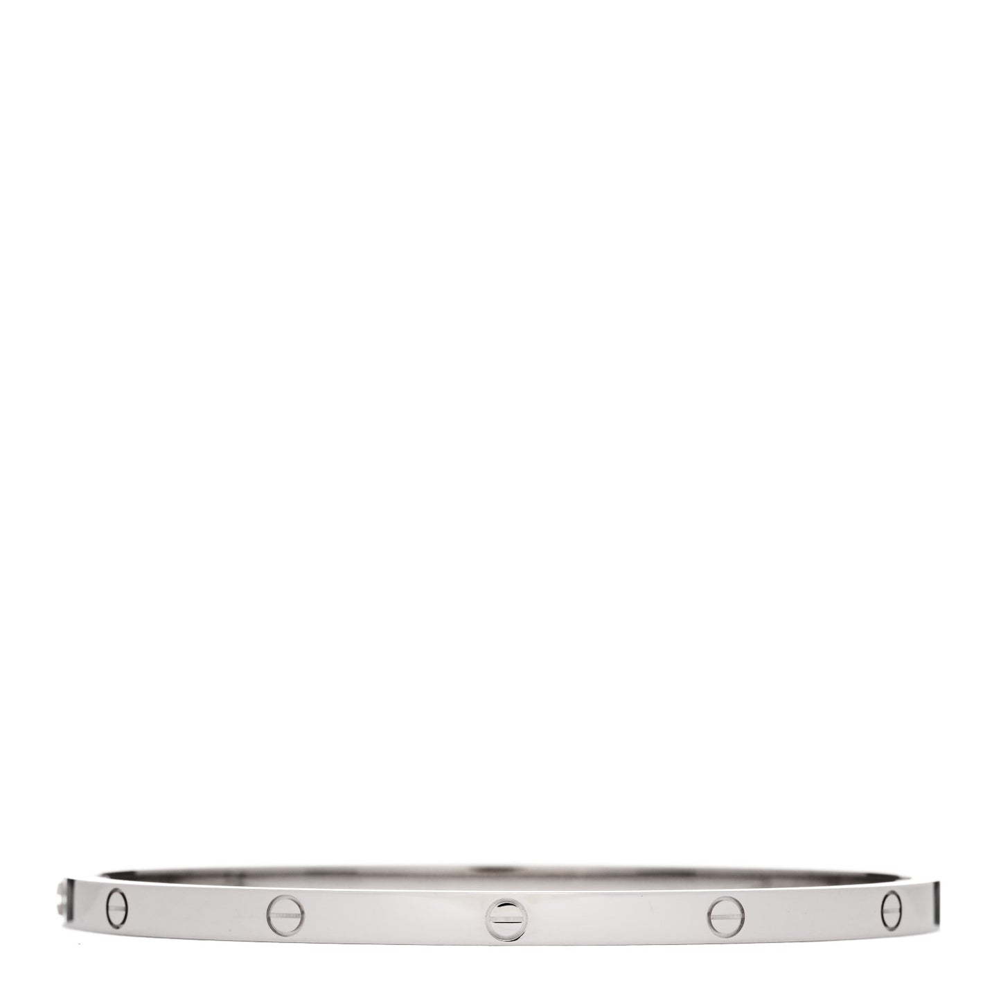 18K White Gold Small LOVE Bracelet 18
