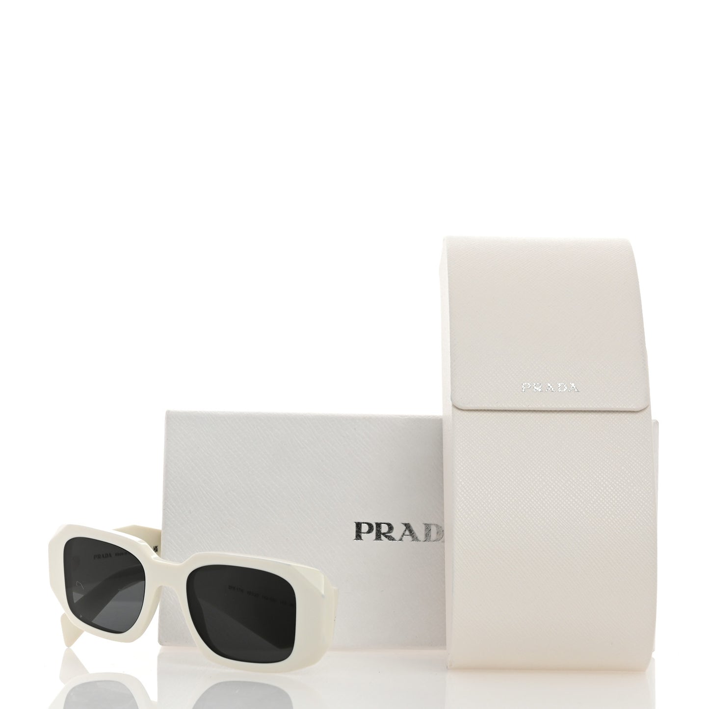 Acetate Symbole Sunglasses SPR 17W White