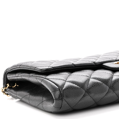 Chanel Caviar Quilted Clutch With Chain Flap Black 9 of 10