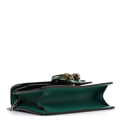 Gucci Dollar Calfskin Crystal Mini Dionysus Top Handle Bag Emerald 3 of 9