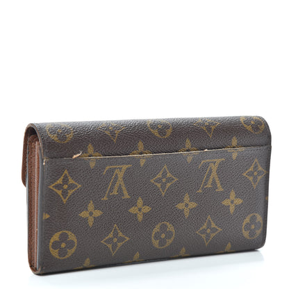 Louis Vuitton Monogram Sarah Wallet NM 3 of 9