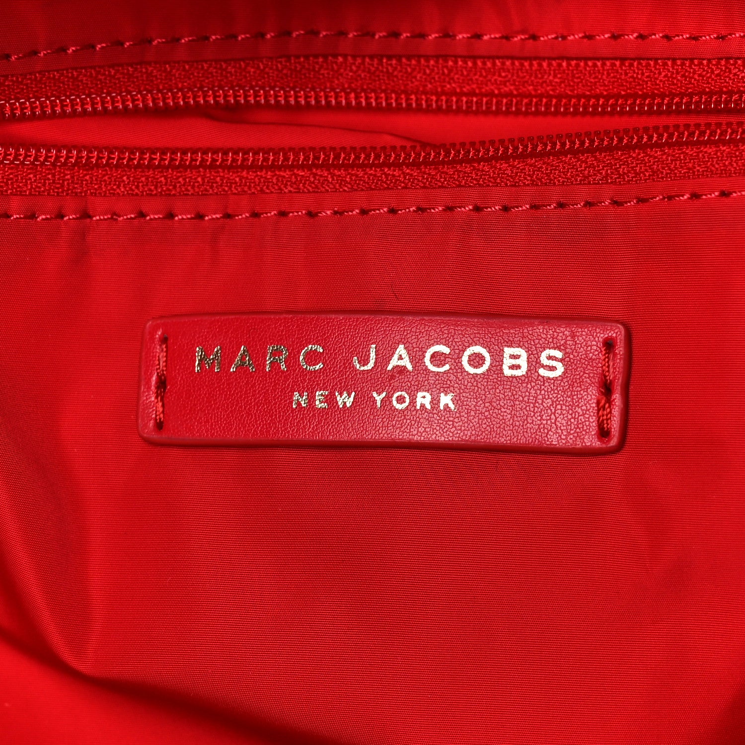 Marc Jacobs Nylon Quilted Small Weekender Bag True Red 5 of 8