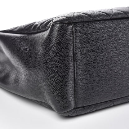 Chanel Caviar Quilted Grand Shopping Tote GST Black 5 of 13