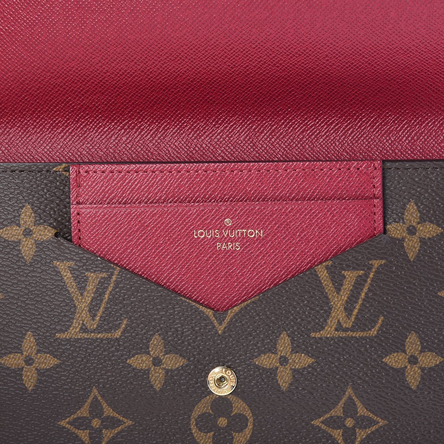 Monogram Jeanne Wallet Fuchsia