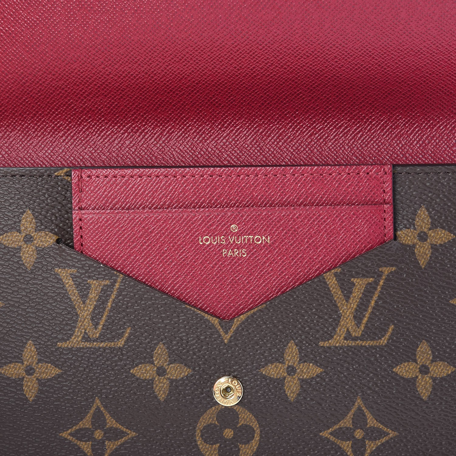 Louis Vuitton Monogram Jeanne Wallet Fuchsia 11 of 11