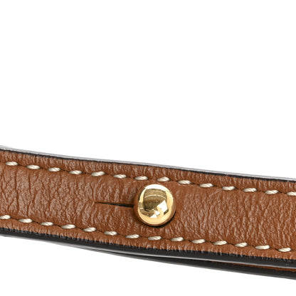 Celine Triomphe Canvas Lambskin Wallet On Strap Tan 13 of 14