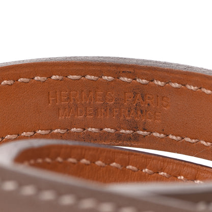 Hermes Swift O'Kelly Double Tour Bracelet T2 Etoupe 4 of 10