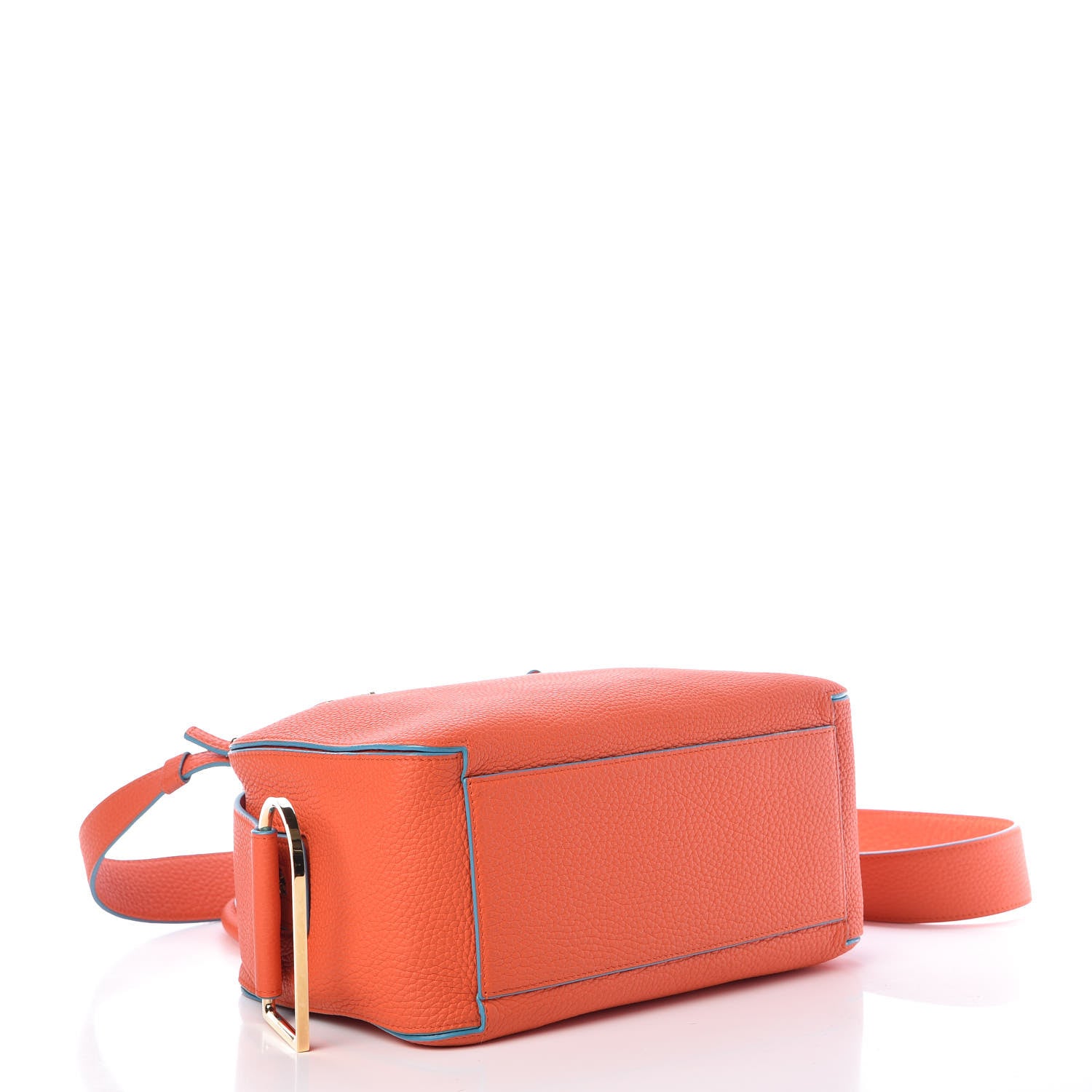 Delvaux Grained Calfskin Cool Box Satchel Paprika 4 of 9