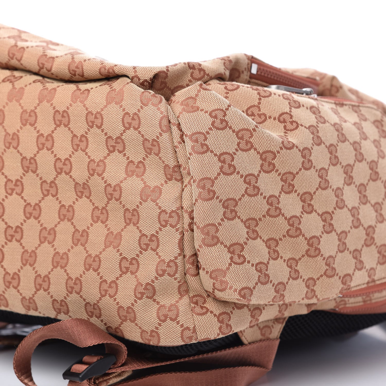 Gucci X MLB GG Monogram LA Dodgers Large Backpack Beige Ruggine Ivory 7 of 10