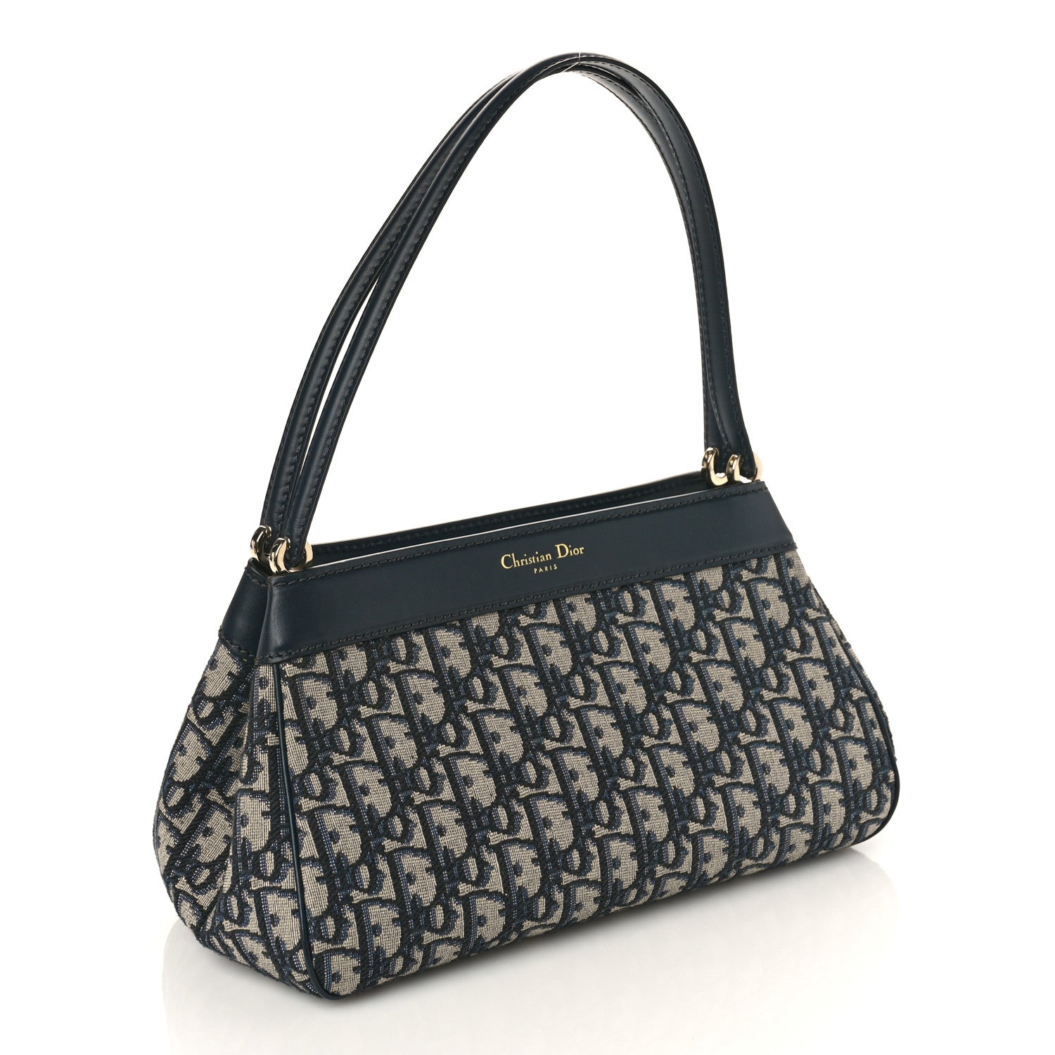 Christian Dior Oblique Key Bag Blue 3 of 8