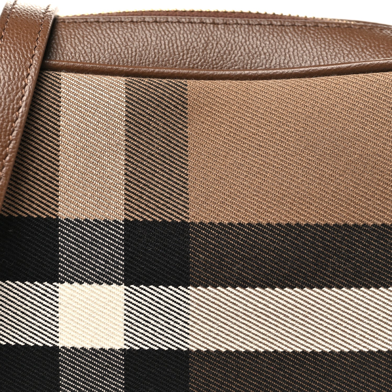 Burberry Calfskin House Check Camera Bag Earth 1904185 – FASHIONPHILE