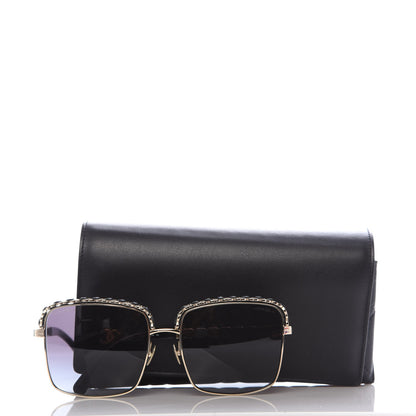 Chanel Metal Square Chain Sunglasses 71369 Grey 8 of 8