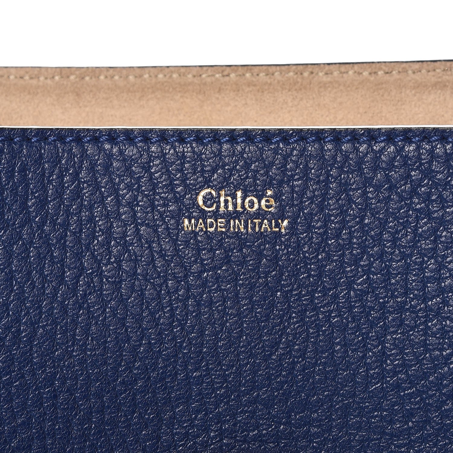 Chloe Grained Lambskin Drew Shoulder Bag Royal Navy 6 of 6