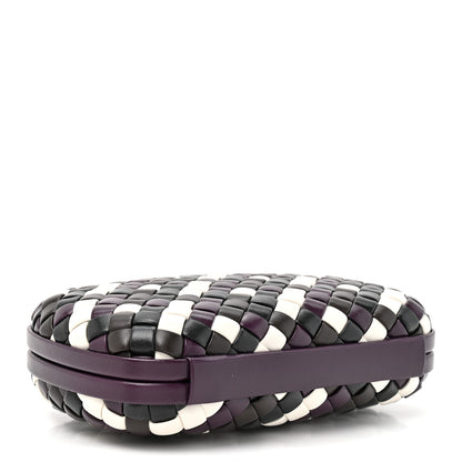 Bottega Veneta Nappa Intrecciato Knot Clutch Purple Multicolor Purple Multicolor 4 of 8