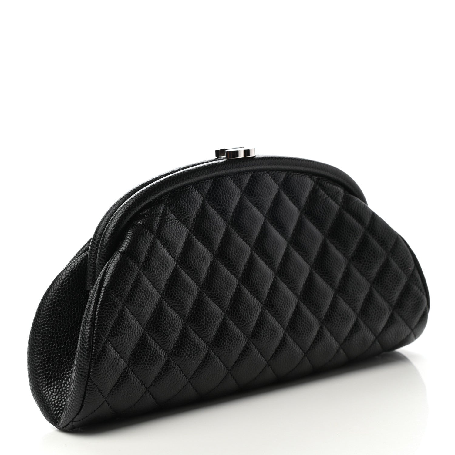 Chanel Caviar Quilted Timeless Clutch Black 3 of 7