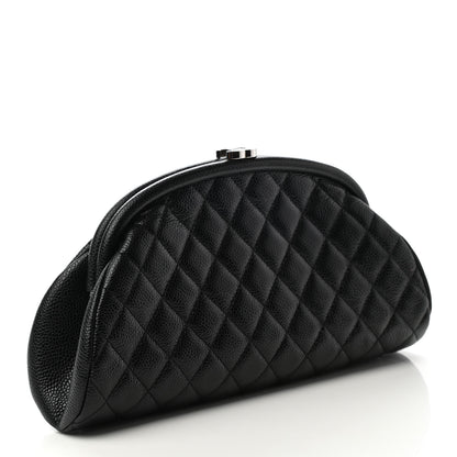 Chanel Caviar Quilted Timeless Clutch Black 3 of 7