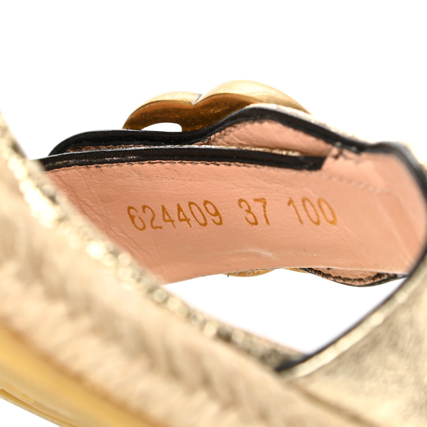 Galassia Aitana Espadrille 10/95mm Wedge Sandals 37 Platino