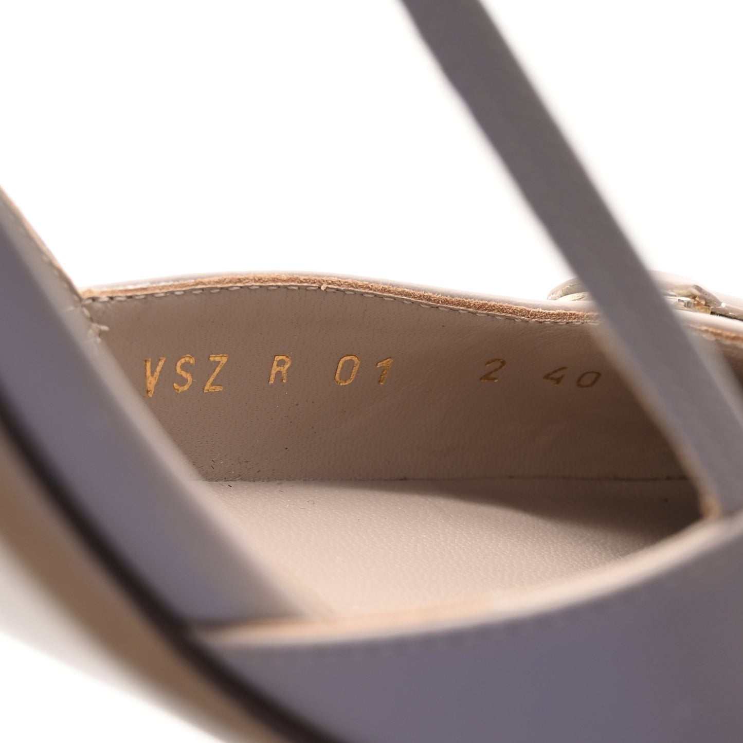 Calfskin Vlogo Slingback 40mm Pumps 40 Poudre