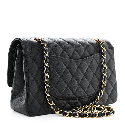Chanel Caviar Quilted Medium Double Flap Black 3 of 11