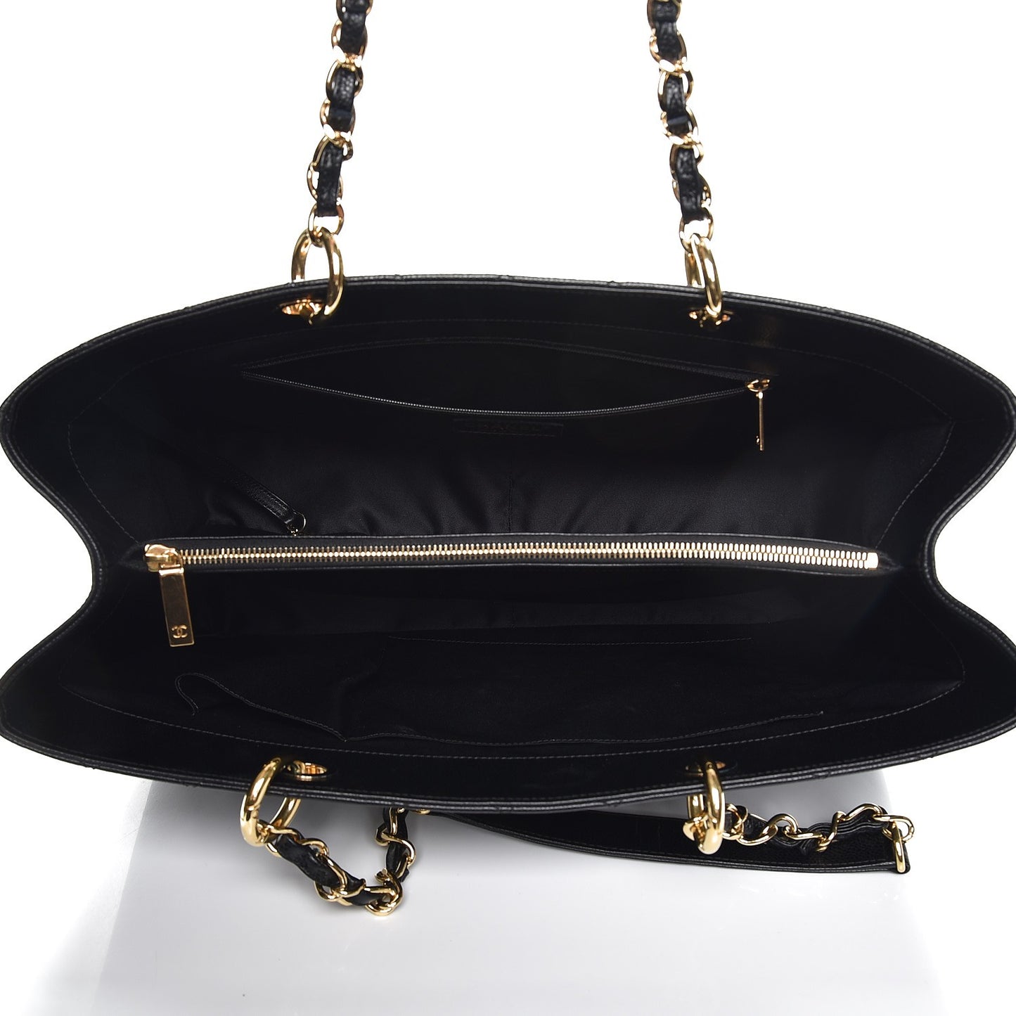 Caviar Quilted XL Grand Shopping Tote GST Black