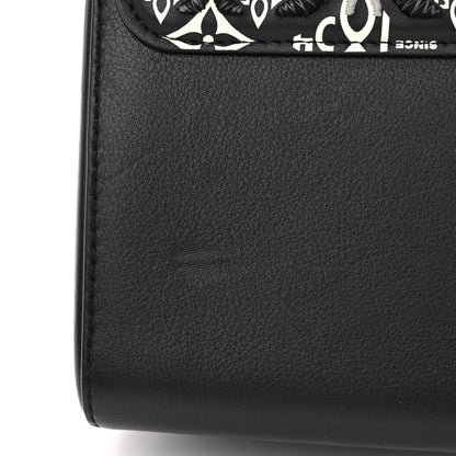 Louis Vuitton Calfskin Since 1854 Embroidered Twist MM Black 11 of 12