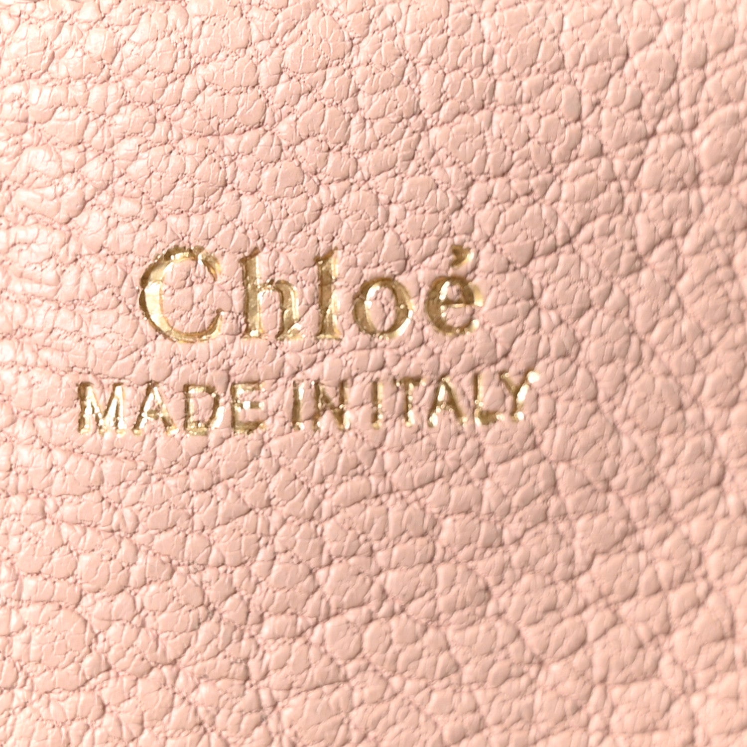 Chloe Grained Lambskin Mini Drew Shoulder Bag Cement Pink 6 of 9