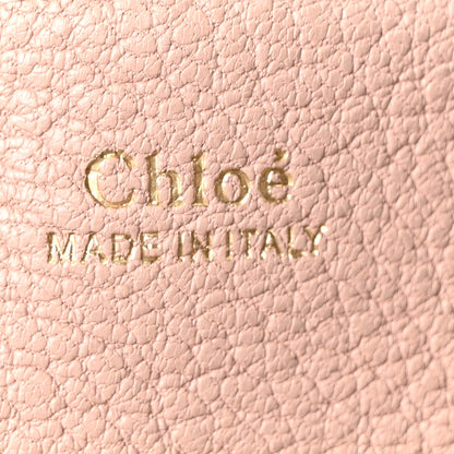 Chloe Grained Lambskin Mini Drew Shoulder Bag Cement Pink 6 of 9