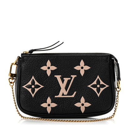 Louis Vuitton Empreinte Monogram Giant Mini Pochette Accessories Black 1 of 9