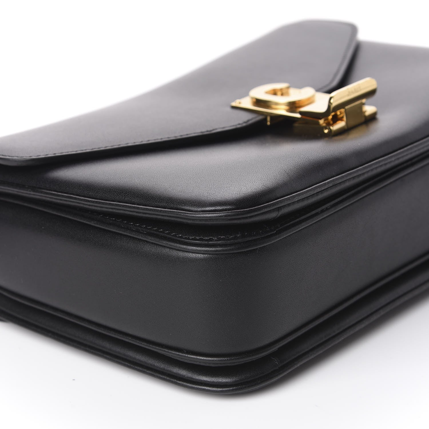 Celine Shiny Calfskin Medium C Bag Black 6 of 13