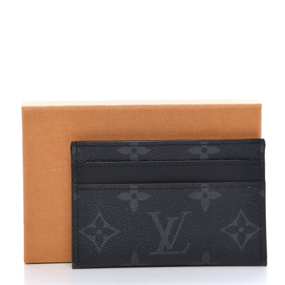 Louis Vuitton Monogram Eclipse Porte-Cartes Double Card Holder 8 of 8