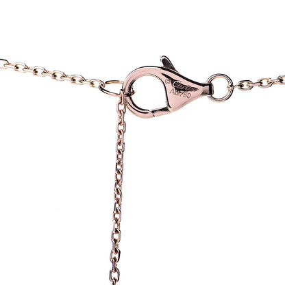 Cartier 18K Pink Yellow White Gold Diamond Trinity Pendant Necklace 6 of 7