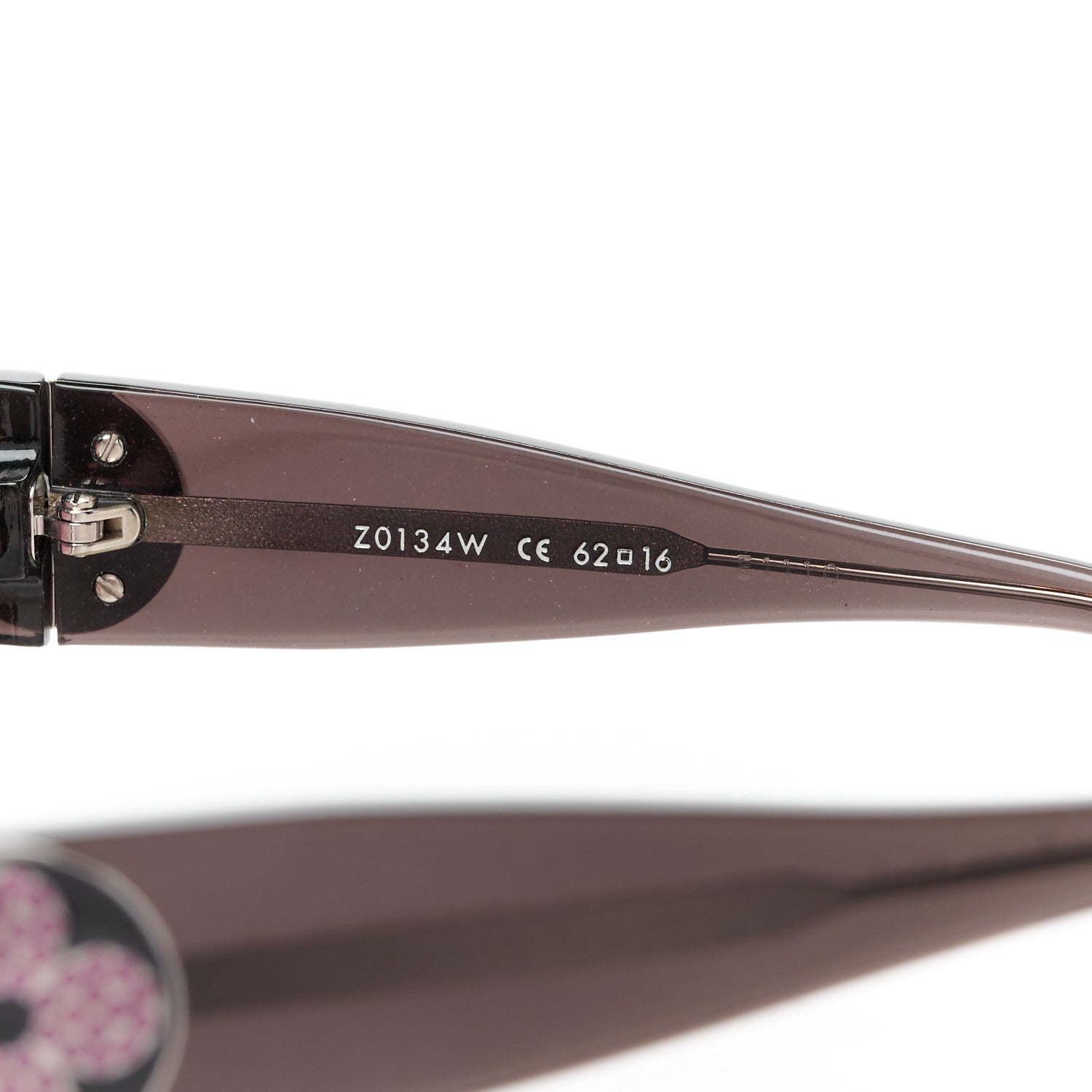 Louis Vuitton Ursula Strass Sunglasses Z0134E Pink Brown 6 of 8