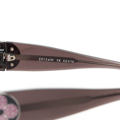 Louis Vuitton Ursula Strass Sunglasses Z0134E Pink Brown 6 of 8