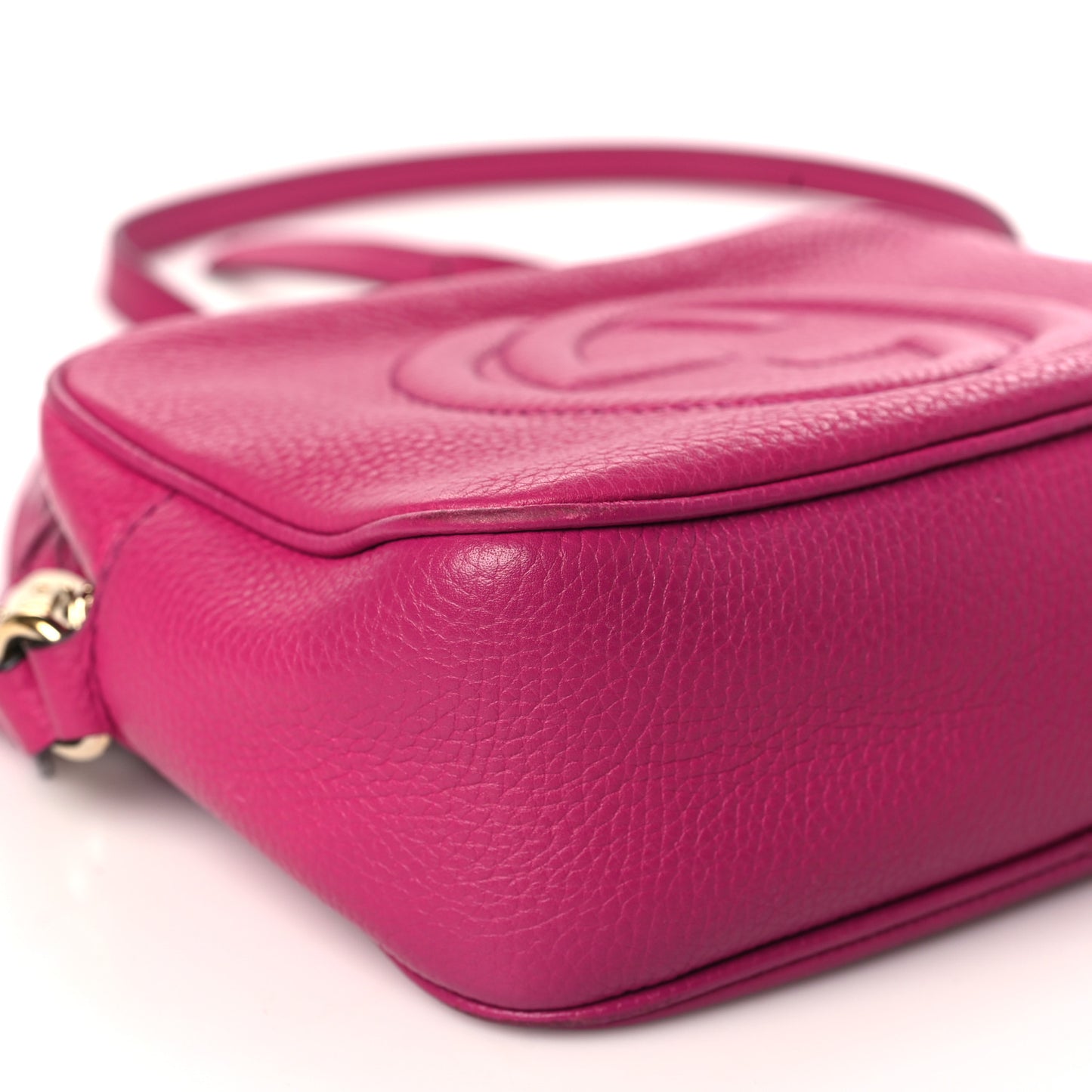 Cellarius Calfskin Small Soho Disco Bag Bright Bouganville