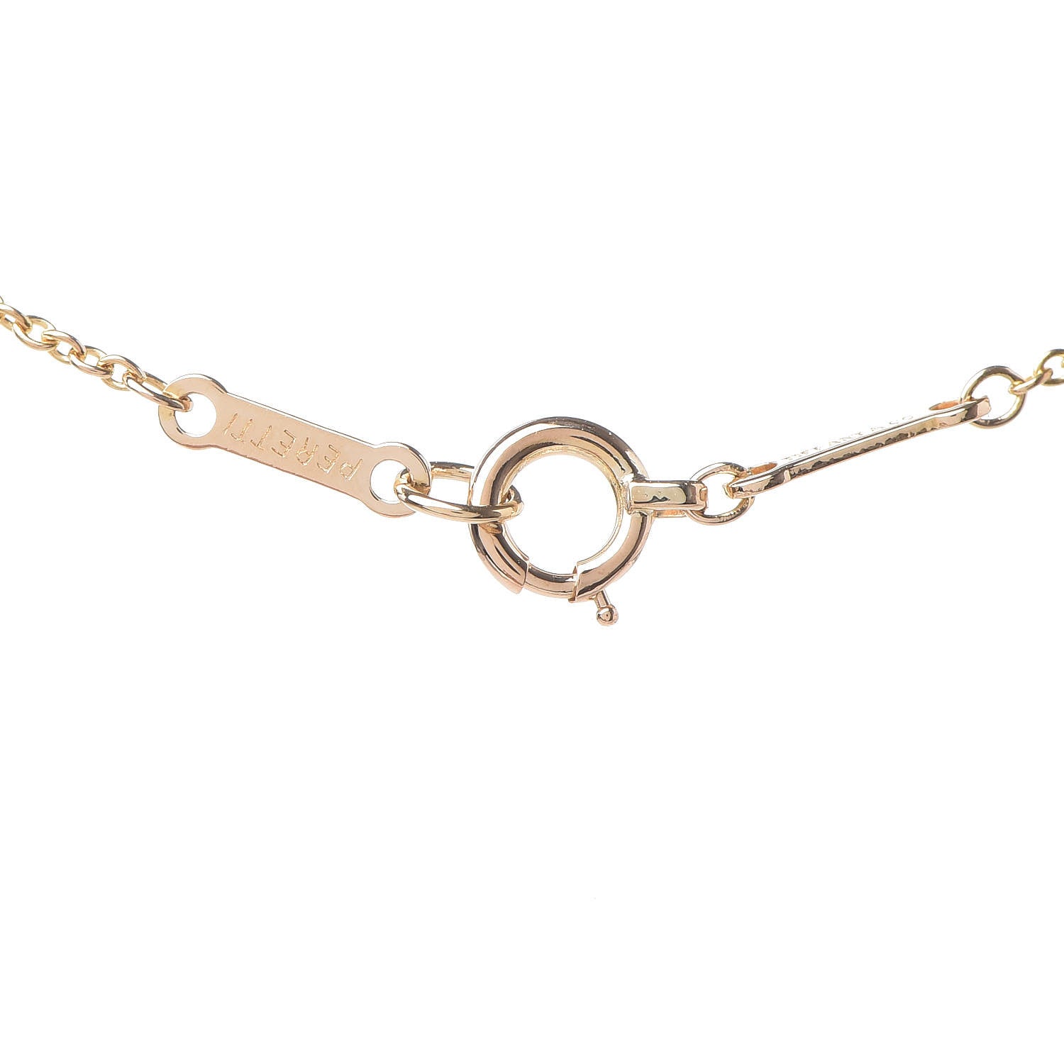 Tiffany 18K Yellow Gold Diamond .12ct Elsa Peretti Diamonds by the Yard Pendant Necklace 5 of 7