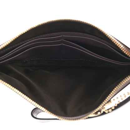 Gucci Metallic Soft Guccissima Heart Wristlet Senanque 5 of 11
