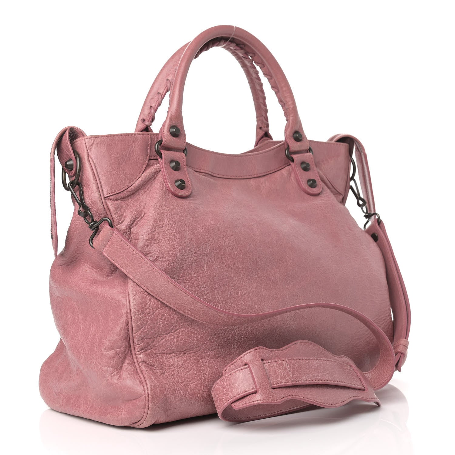 Balenciaga Agneau Classic Hardware Velo Rose Bruyere 2 of 11