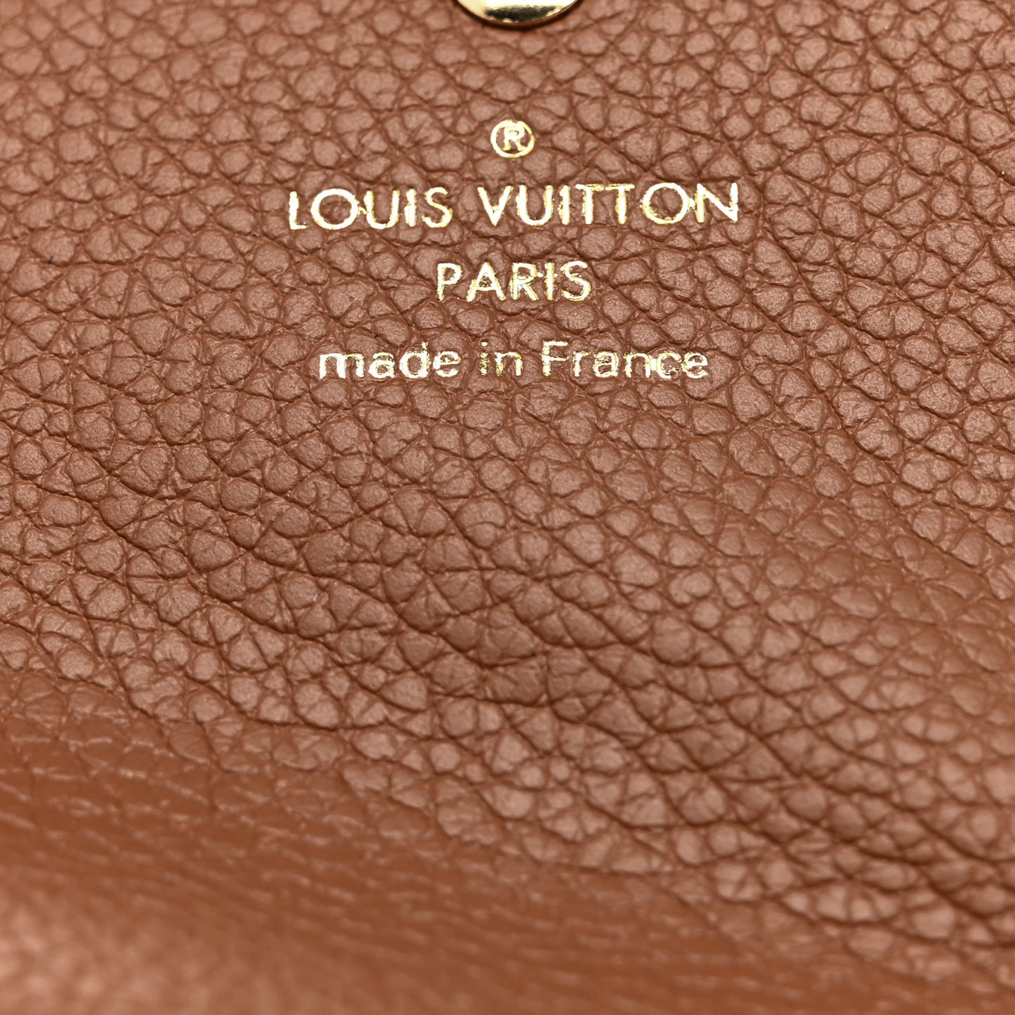 Empreinte Monogram Giant Wild At Heart Key Pouch Caramel