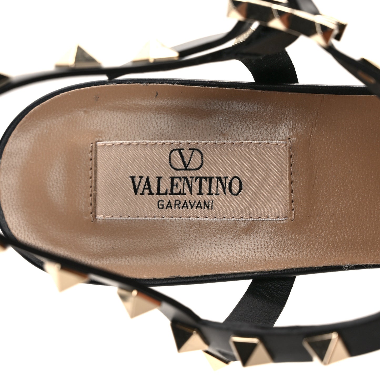 Calfskin Rockstud 60mm City Sandals 40 Black