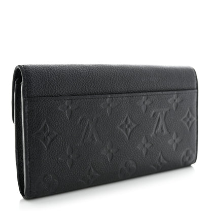 Louis Vuitton Empreinte Sarah Wallet NM Black 3 of 11