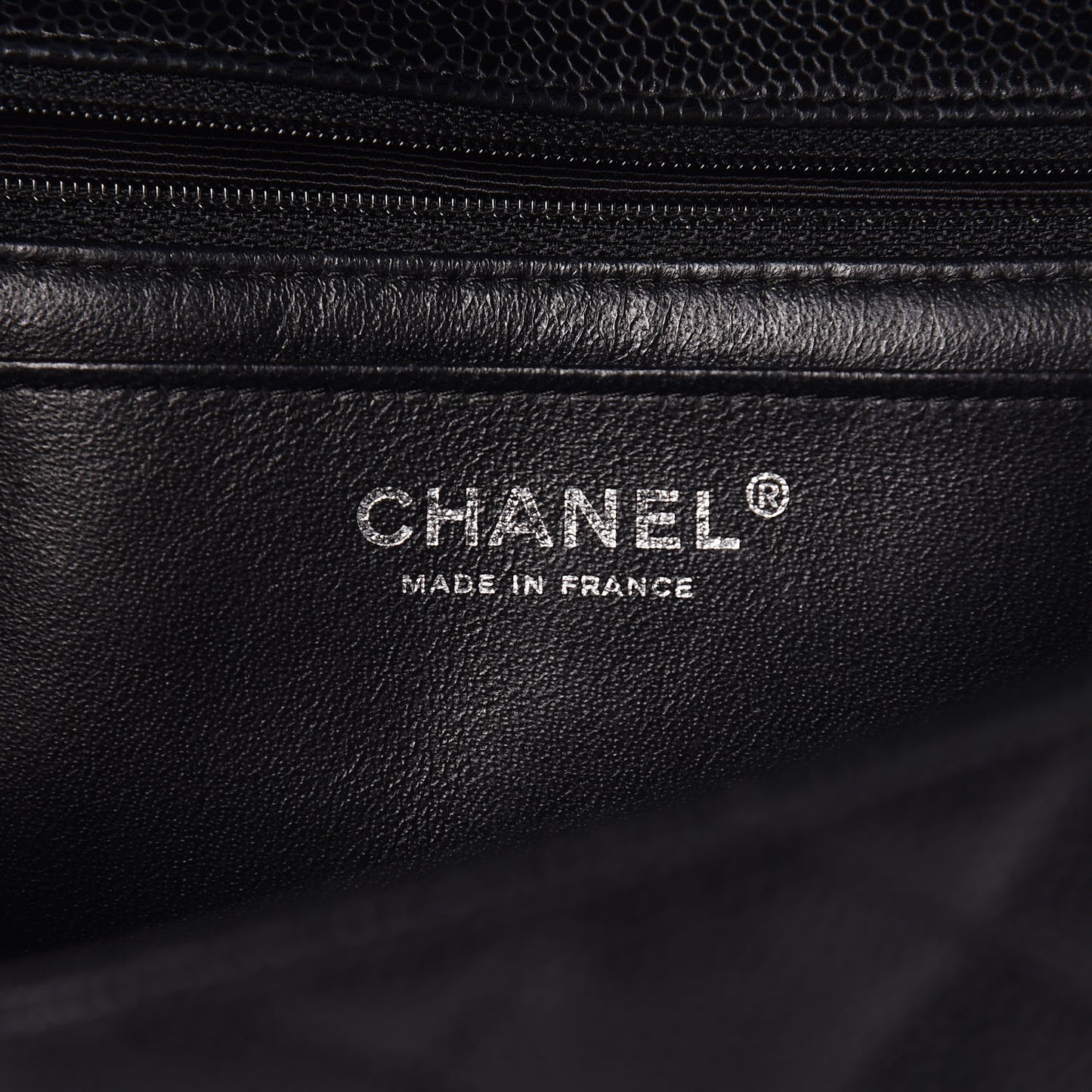 Caviar Quilted Jumbo Single Flap Black
