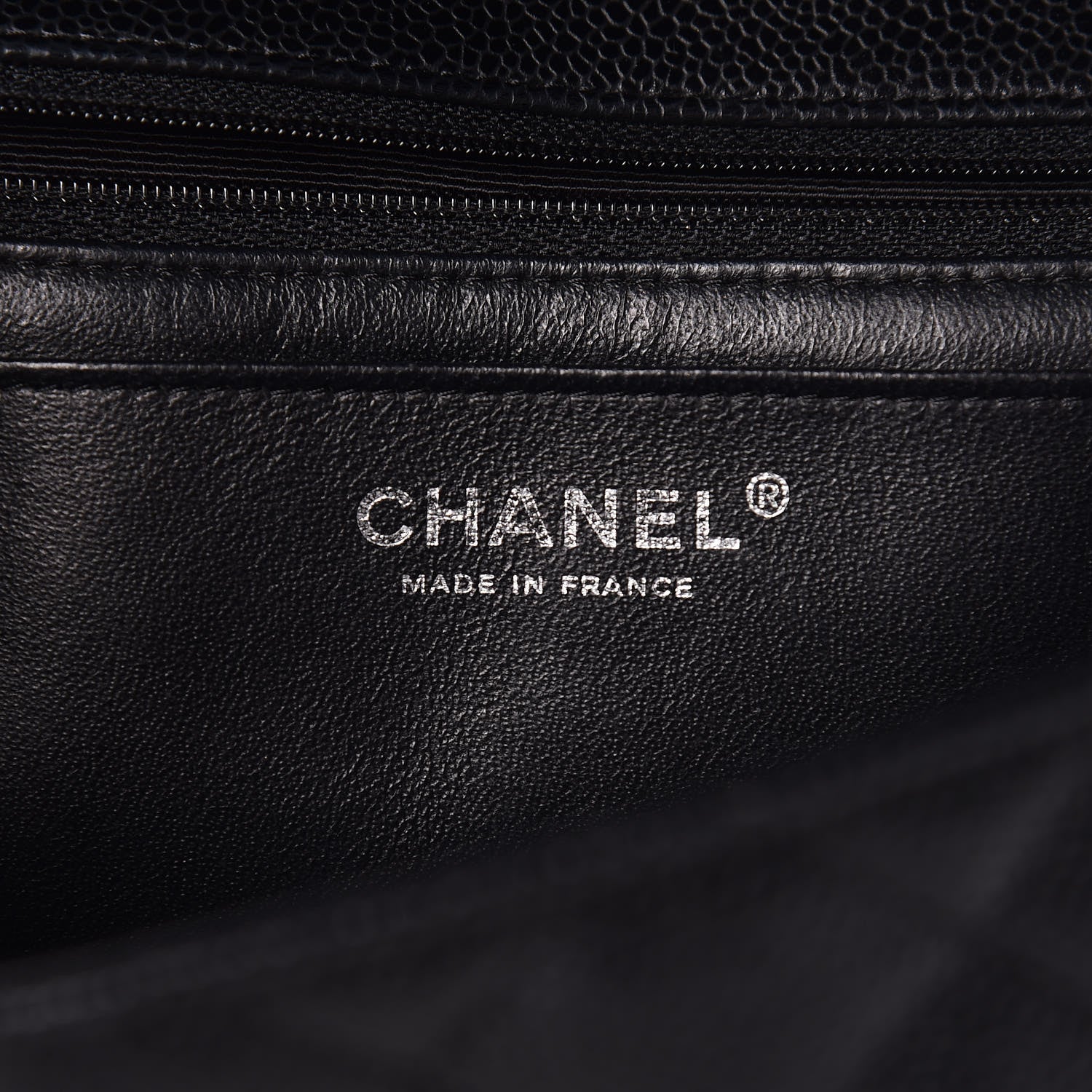 Chanel Caviar Quilted Jumbo Single Flap Black 8 of 17