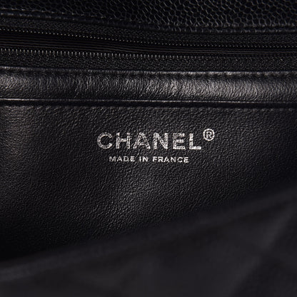 Chanel Caviar Quilted Jumbo Single Flap Black 8 of 17
